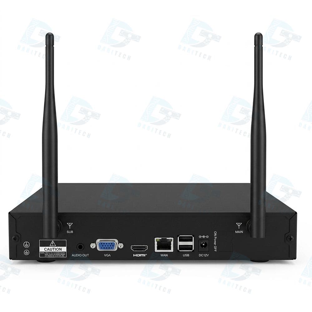 پکیج دوربین مداربسته چرخشی بیسیم ، وایرلس ، وای فای 8 کانال 3 مگاپیکسل مدل ESEE Cloud — تصویر ۶