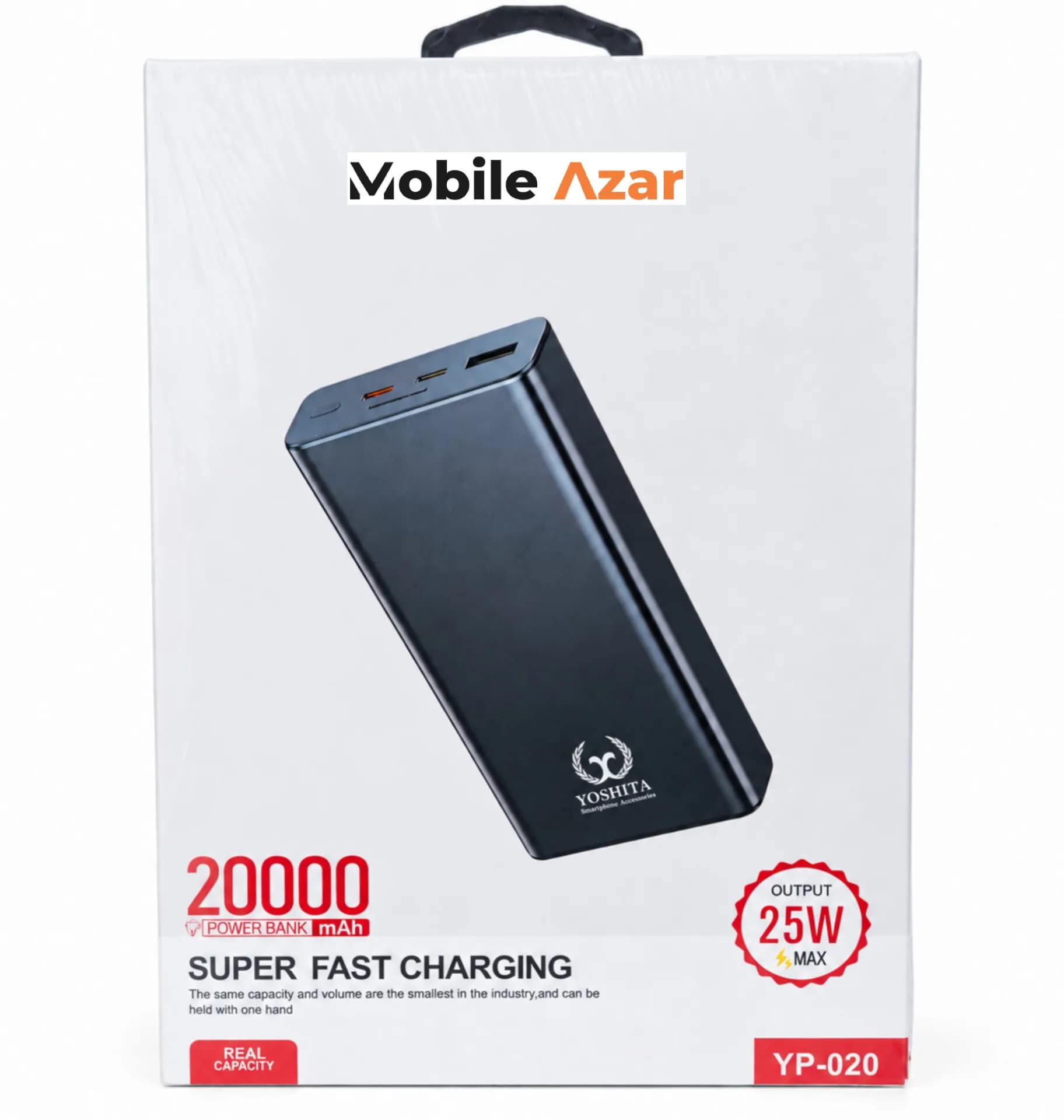 پاور بانک یوشیتا YP-020 ظرفیت 20000 میلی آمپر ساعت با شارژ سریع 25 وات — تصویر ۵