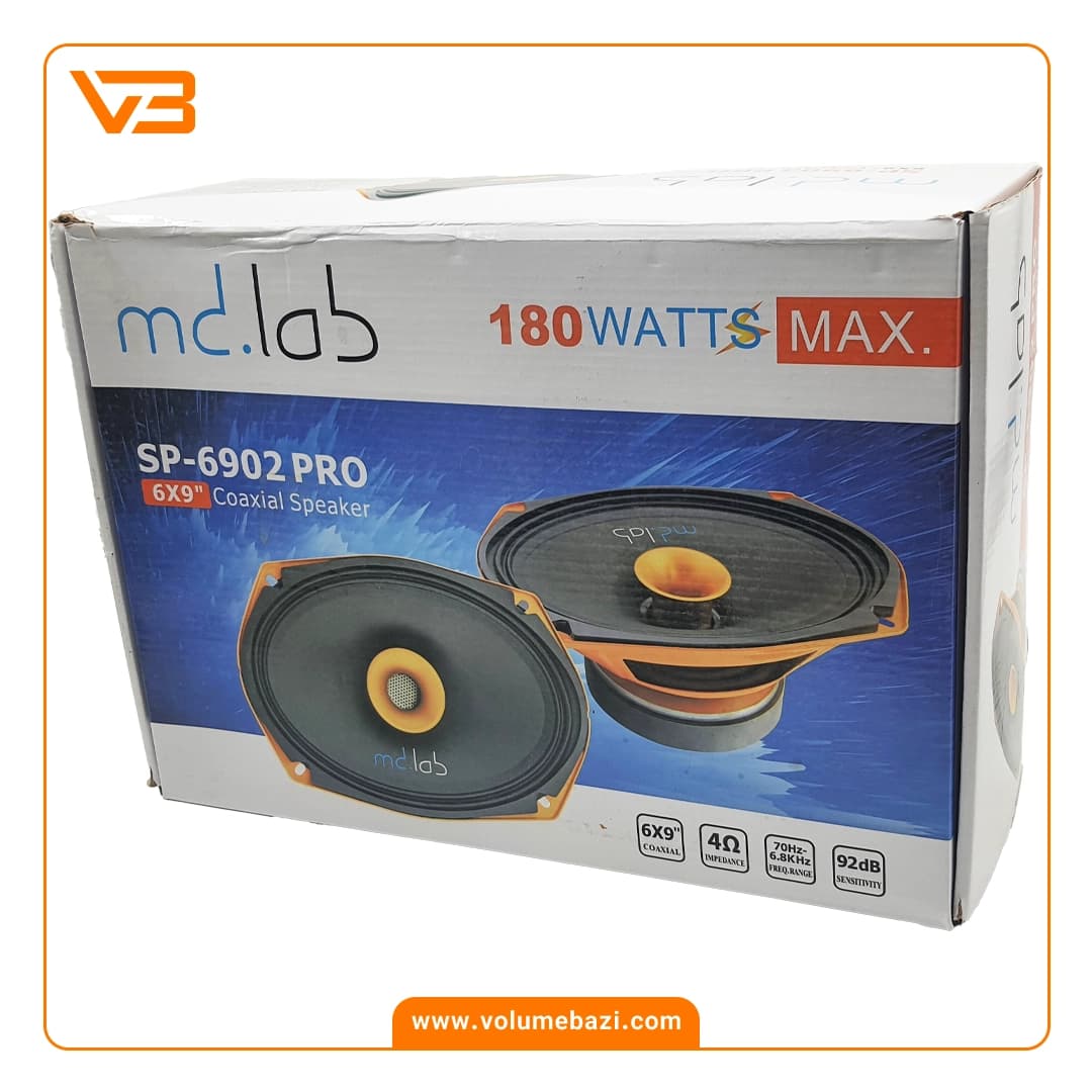 اسپیکر خودرو ام دی لب مدل SP-6902 PRO – دو عددی — تصویر ۱۲