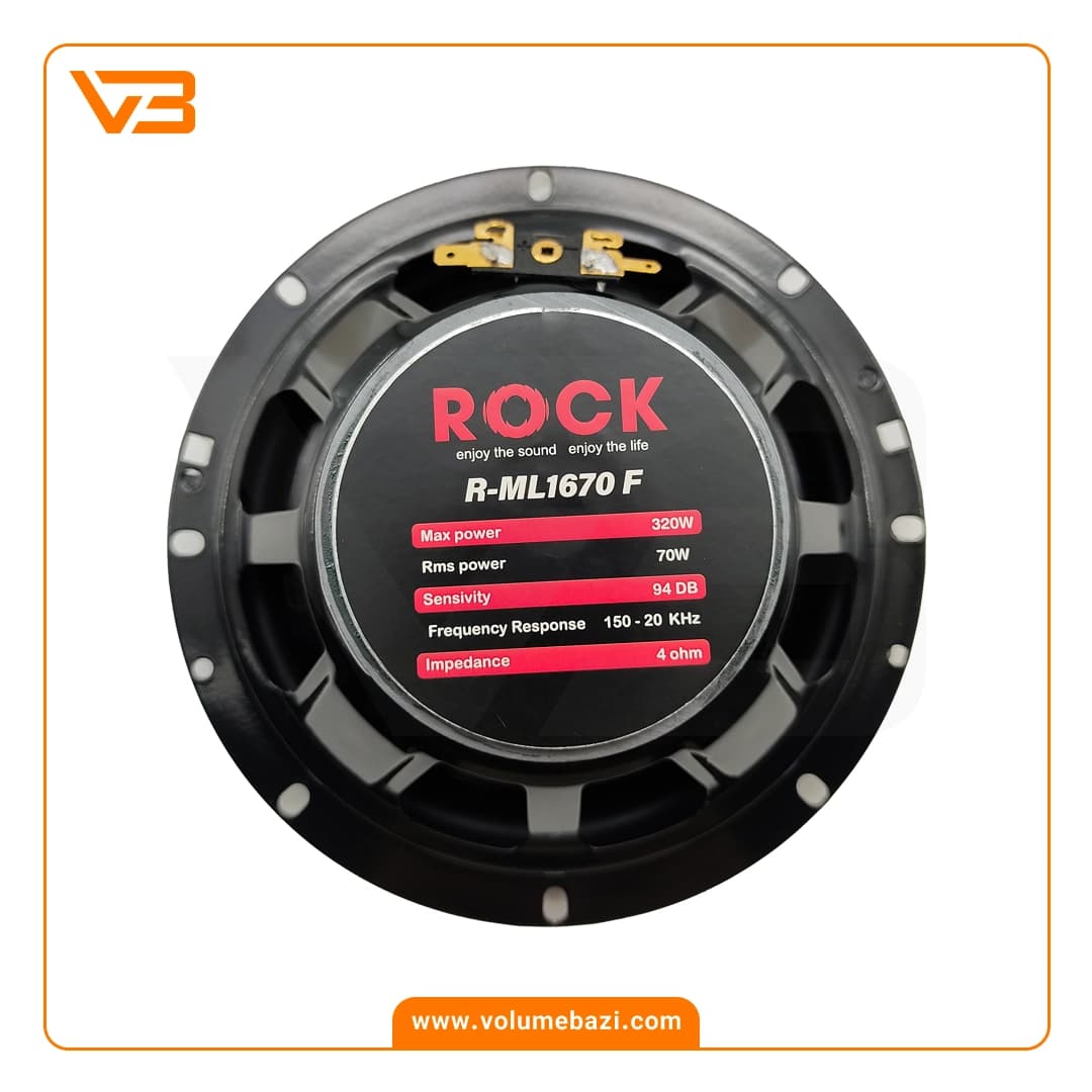 اسپیکر خودرو راک مدل RML1670 F – دو عددی — تصویر ۴