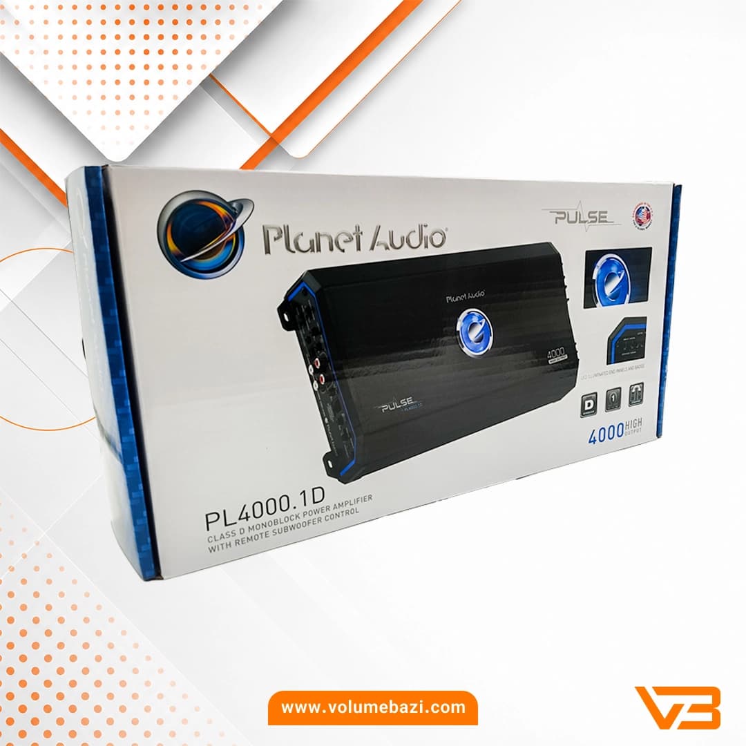 آمپلی فایر مونو Planet Audio مدل PL4000.1D — تصویر ۱۰