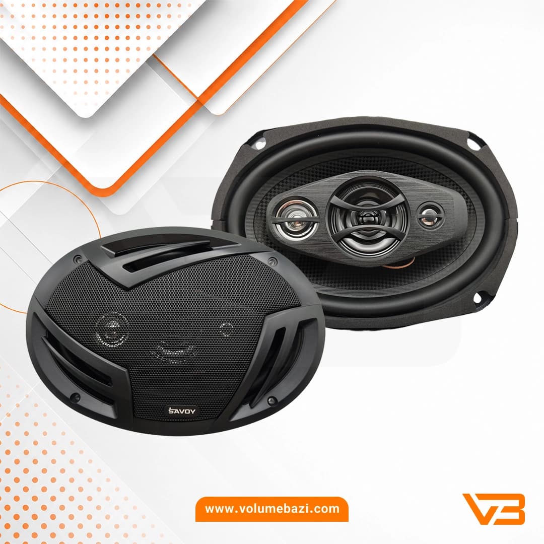 اسپیکر خودرو ساووی مدل SV-6940 سایز 9×6 اینچ – بسته دو عددی — تصویر ۷