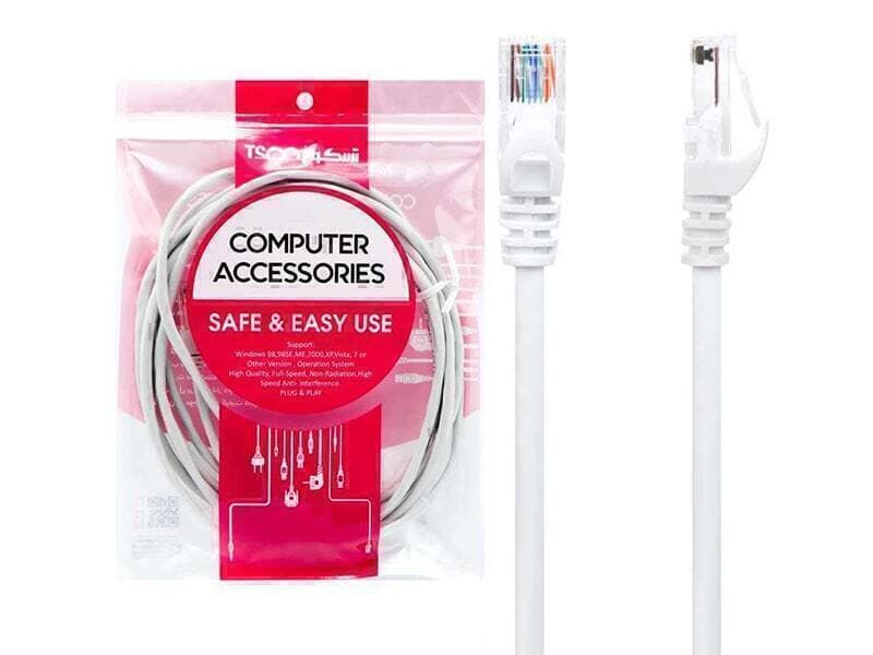 کابل شبکه UTP تسکو مدل CAT6 به طول 1 متر