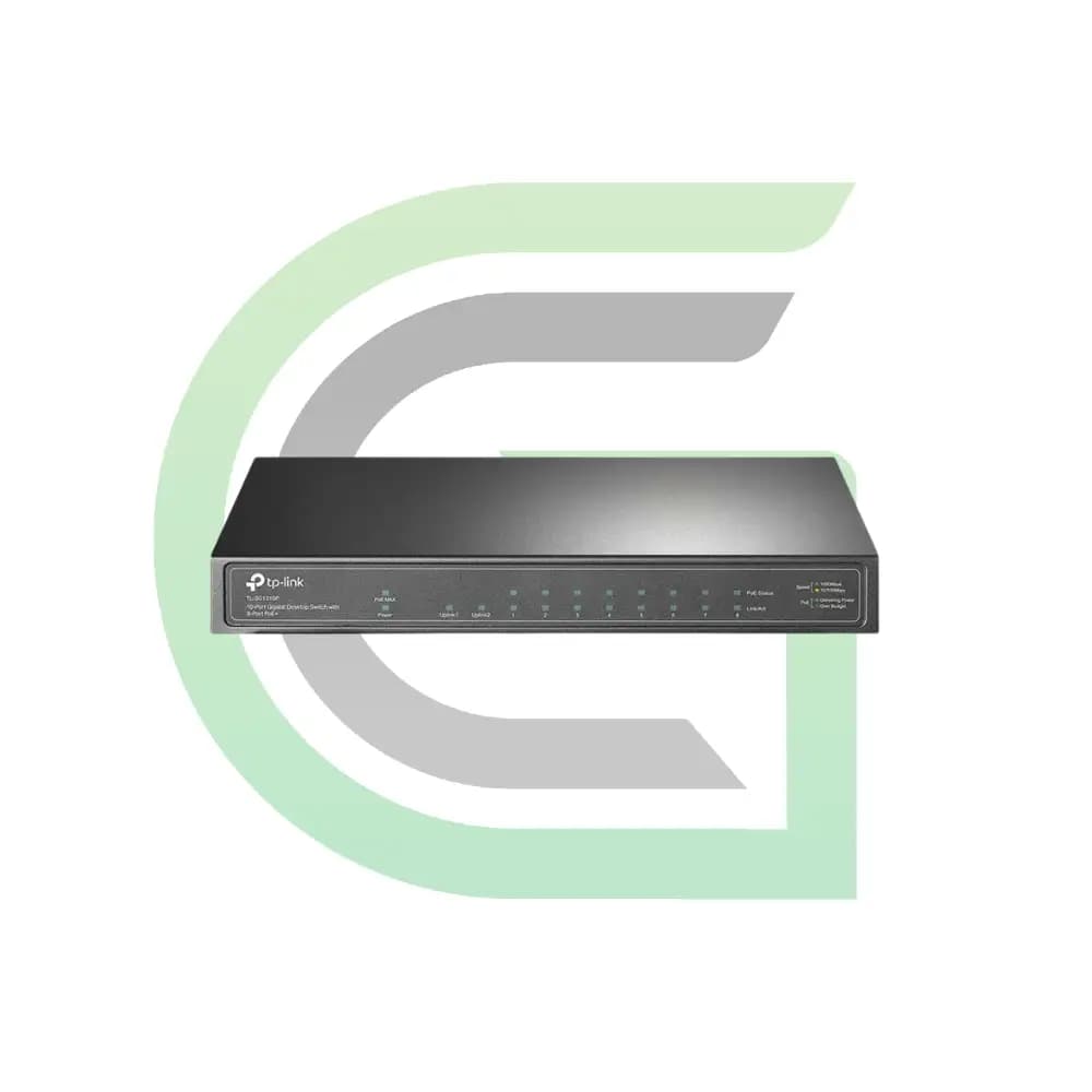 سوئیچ 10 پورت گیگابیت PoE تی پی لینک TL-SG1210P — تصویر ۲