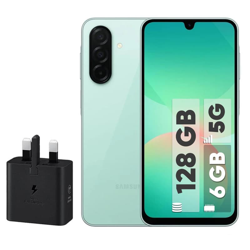 گوشی موبایل سامسونگ مدل Galaxy A26 دو سیم کارت ظرفیت 128 گیگابایت و رم 6 گیگابایت – به همراه شارژر 25 وات سامسونگ — تصویر ۹