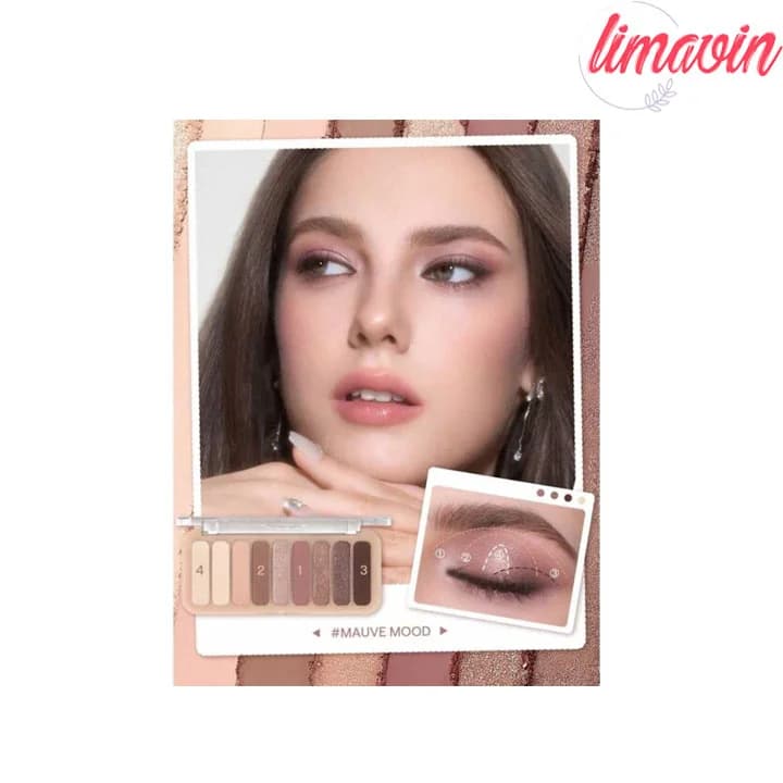 پالت سایه چشم 9 رنگ شیگلم مدل Mauve Mood Palette — تصویر ۸