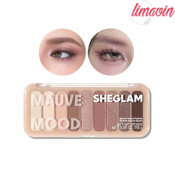 پالت سایه چشم 9 رنگ شیگلم مدل Mauve Mood Palette — تصویر ۷