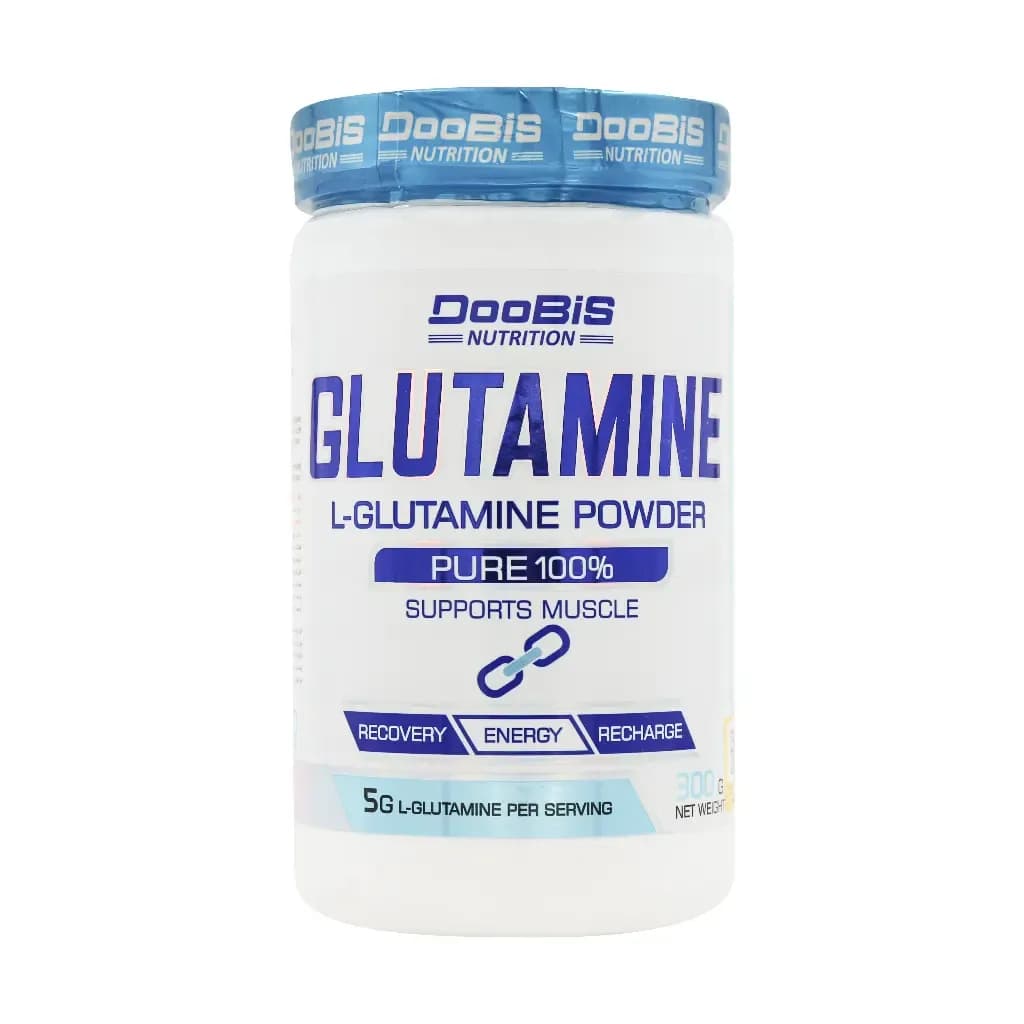 پودر گلوتامین پیور ۱۰۰ درصد ۳۰۰ گرم دوبیس | Doobis Glutamin Powder Pure — تصویر ۲