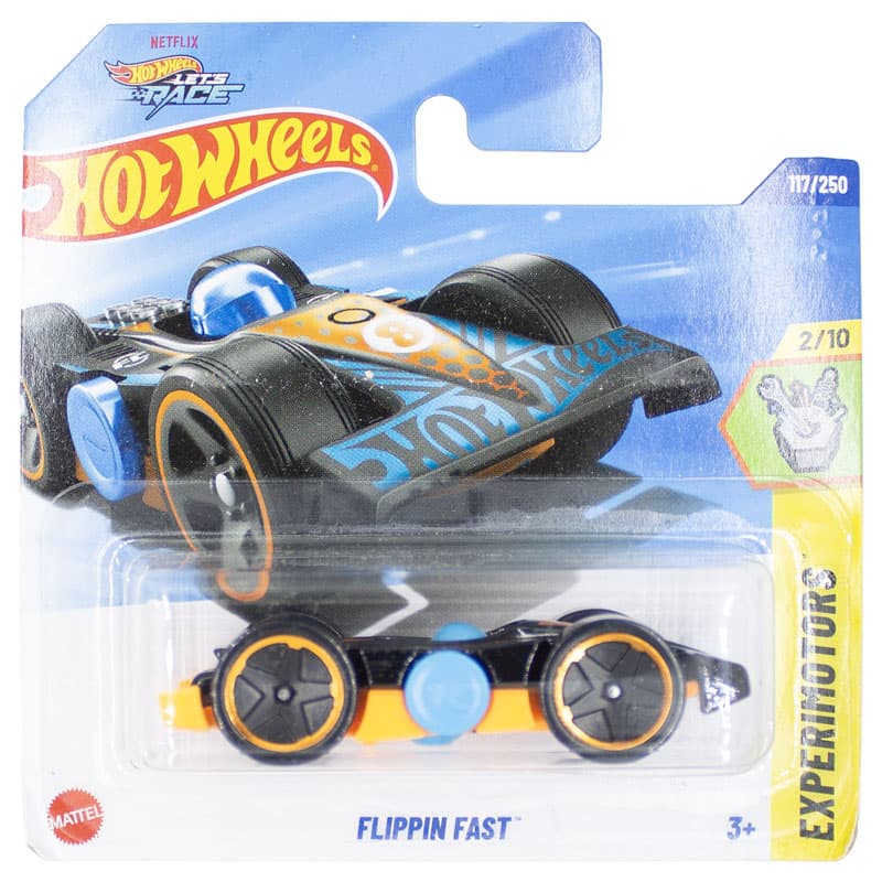 ماشین دکوری مدل Flippin Fast Orange برند Hot Wheels — تصویر ۵