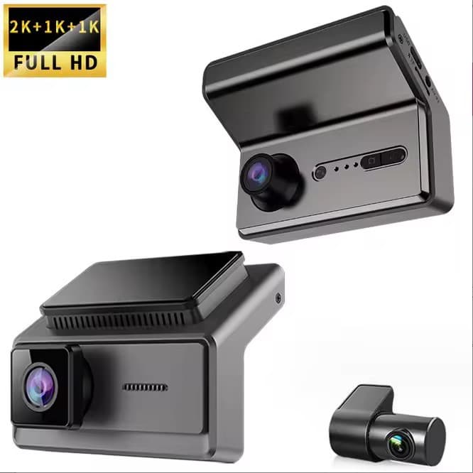 دوربین ثبت وقایع خودرو 2K سه لنز وایفای مدل AD-561 — تصویر ۶