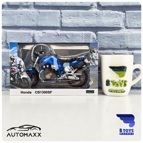 ماکت هوندا سی بی 1300 آبی اتومکس(Honda cb1300 Automax) مقیاس:1/12 — تصویر ۸