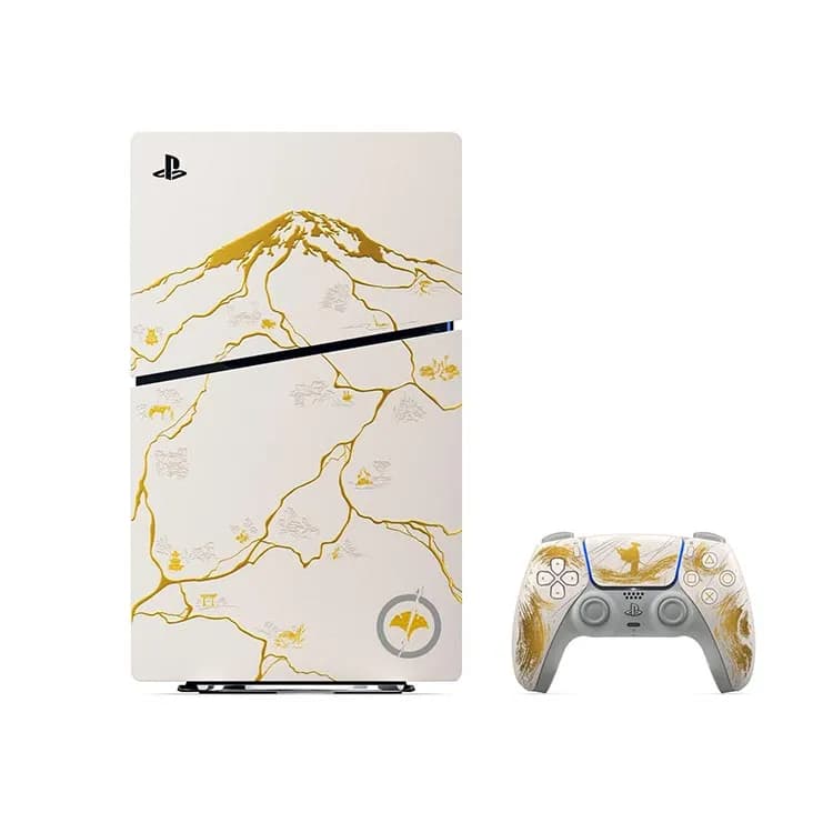 کنسول بازی پلی استیشن 5 اسلیم (PS5 Slim Standard Edition) باندل Ghost of Yotei Gold Limited Edition — تصویر ۴