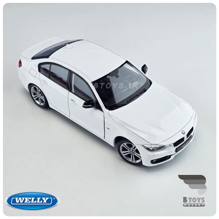 ماکت بی ام دبلیو 335 آی سفید ویلی(BMW 335i welly)مقیاس:1/24 — تصویر ۴
