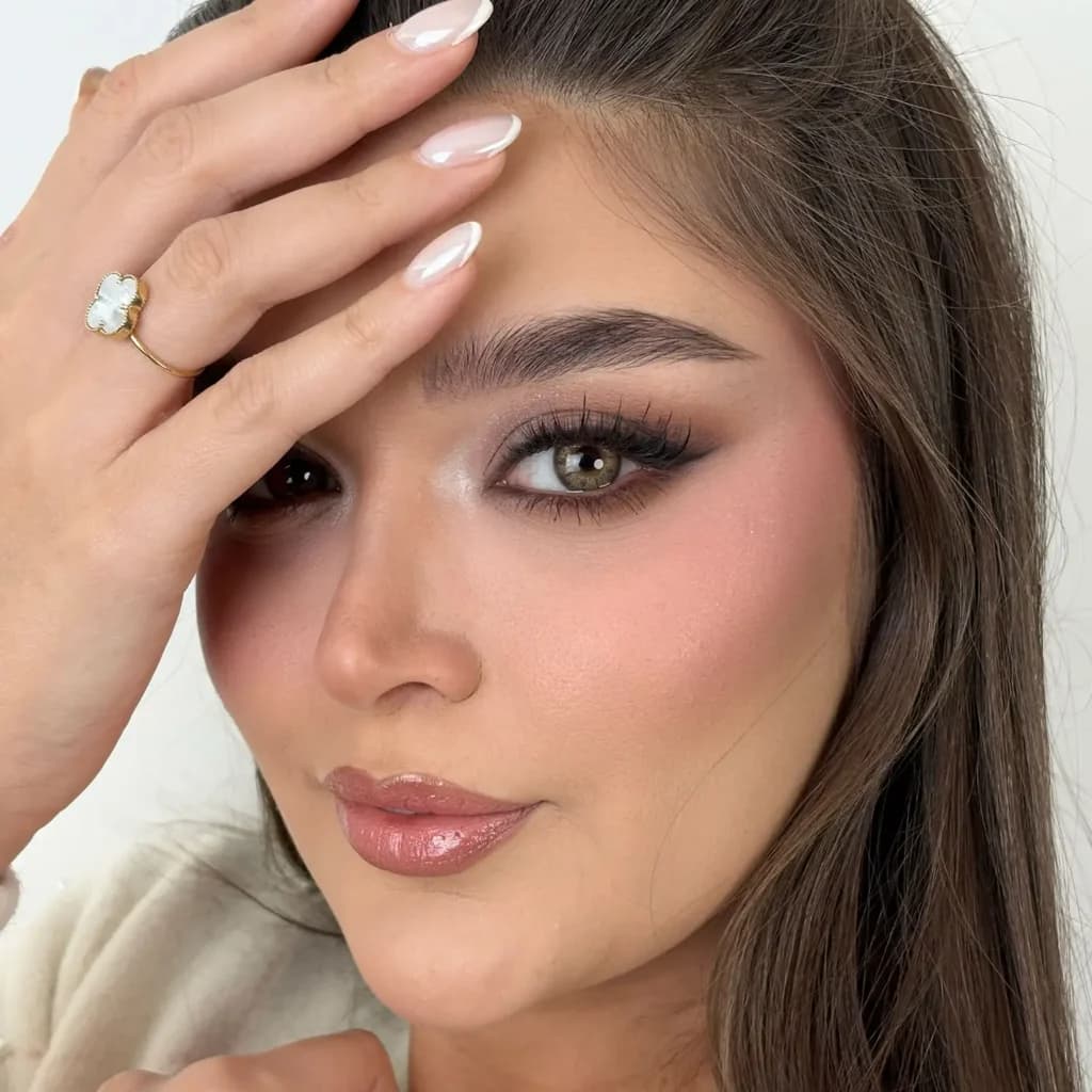 لنز کاتیا بژ عسلی شامپاینی | Katia Beige-Honey-Champagne Lens — تصویر ۶