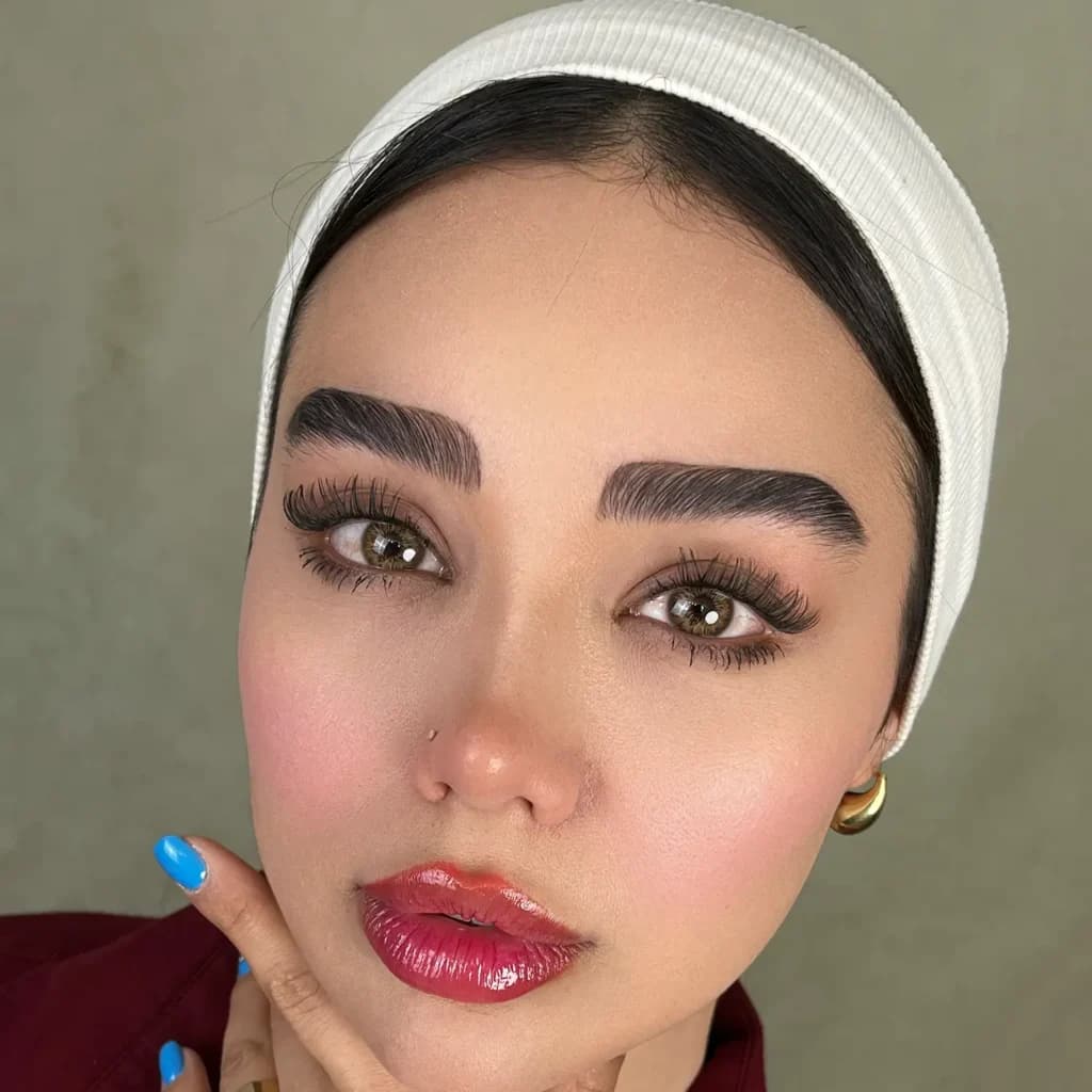 لنز کاتیا اسکای هیزل عسلی رگه دار | Katia Sky Hazel lens — تصویر ۷