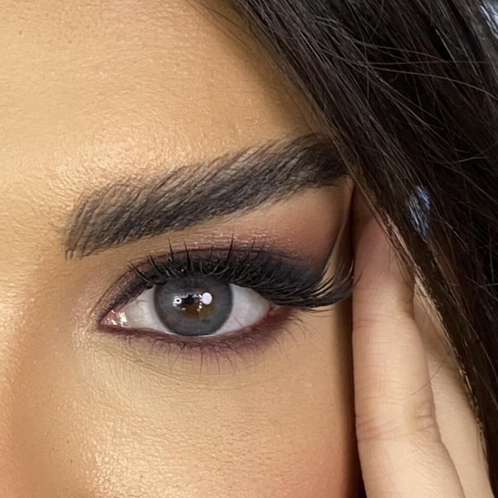 لنز مارلی رویال بلو آبی طوسی دور دار | Marley Royal Blue (Blue-Grey) Lenses — تصویر ۱۲