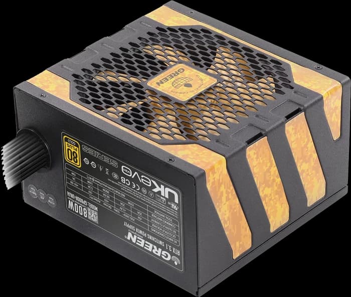 پاور 800 وات Green مدل GP800A-UK EVO V3.1 80Plus Gold — تصویر ۶