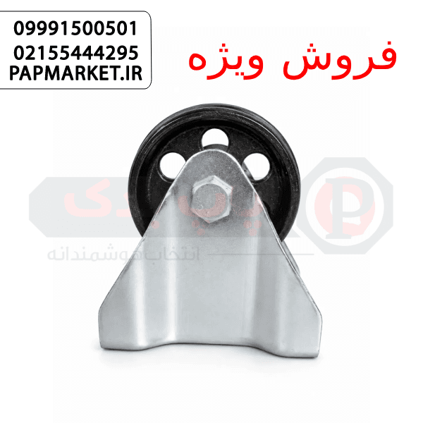 چرخ جک سوسماری | چرخ یدک جک هیدرولیک 75 آهن ثابت — تصویر ۲