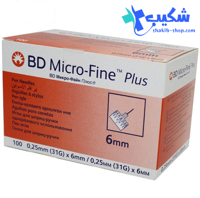 سر سوزن قلم انسولین BD سایز6 میلی متر — تصویر ۲