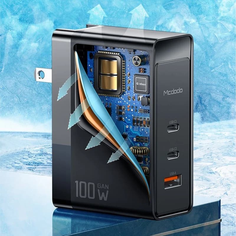 شارژر دیواری 100 وات مک دودو مدل CH-8101 pro — تصویر ۸