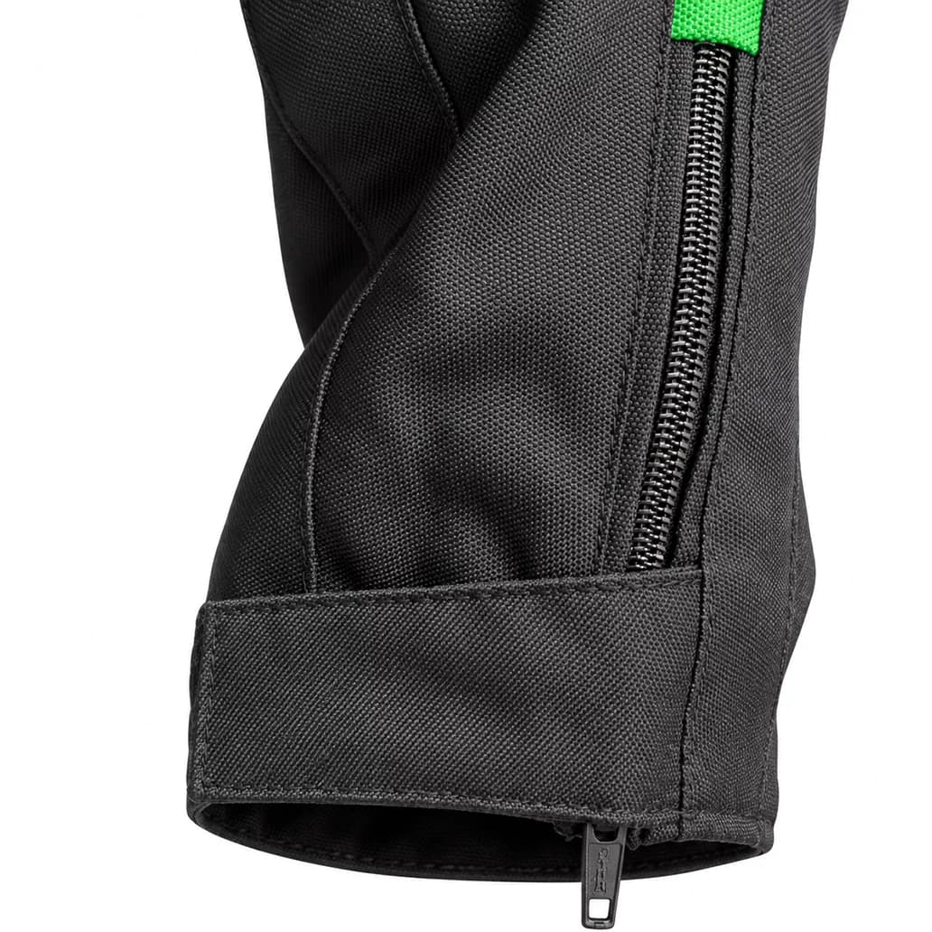 کاپشن چهارفصل موتورسواری استیت مدل تورینگ کیو BLACK GREEN — تصویر ۵