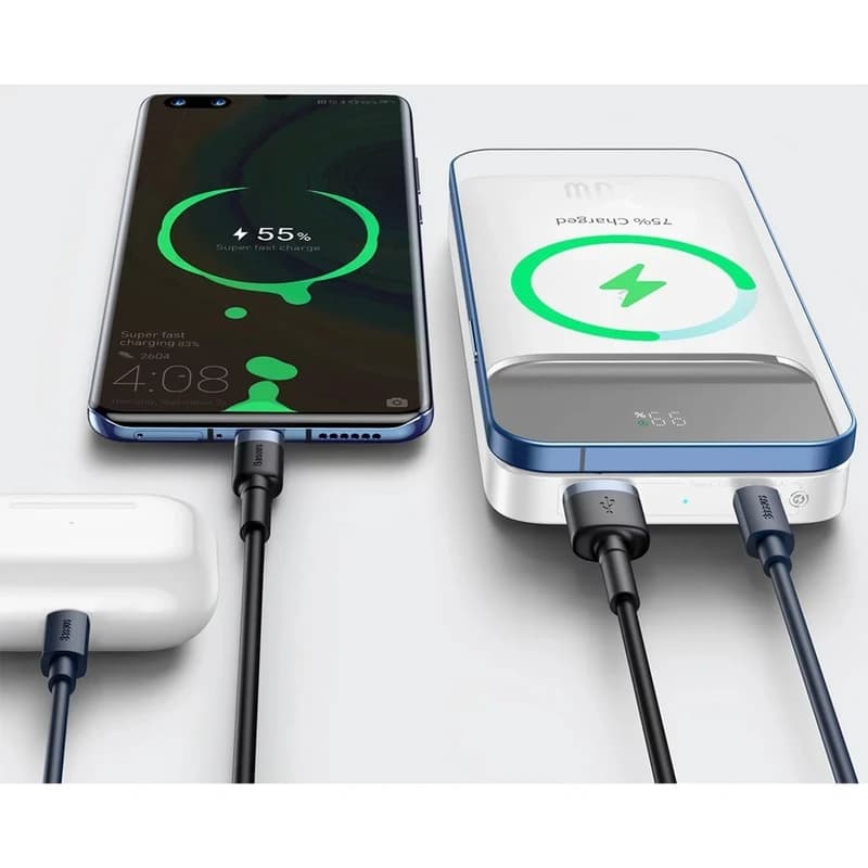 پاوربانک بیسوس مدل PPMT-02 ظرفیت 10000 میلی آمپر ساعت — تصویر ۷