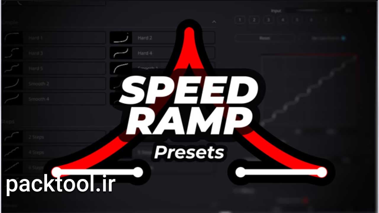 دانلود پروژه آماده پریست داوینچی ریزالو افکت اسپید رمپ Speed Ramp Presets — تصویر ۲