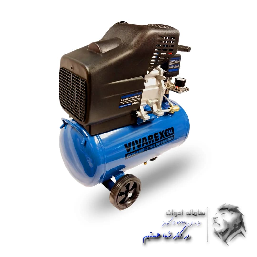 کمپرسور باد 24 لیتری روغنی موتور توربو ویوارکس مدل AC-2524 — تصویر ۵