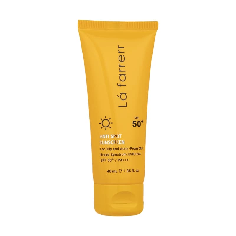 کرم ضدآفتاب و ضد لک بی رنگ لافارر مدل SPF 50 مناسب پوست های چرب حجم 40 میلی لیتر — تصویر ۷