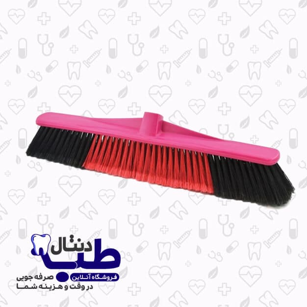 جارو دسته کج بزرگ سایز 40 سرنرم(بدون دسته)