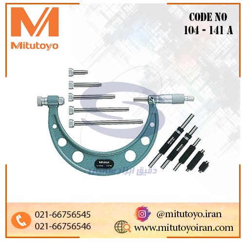میکرومتر ورنیه میتوتویو 300-200 میلیمتر مدل a141-104 — تصویر ۵