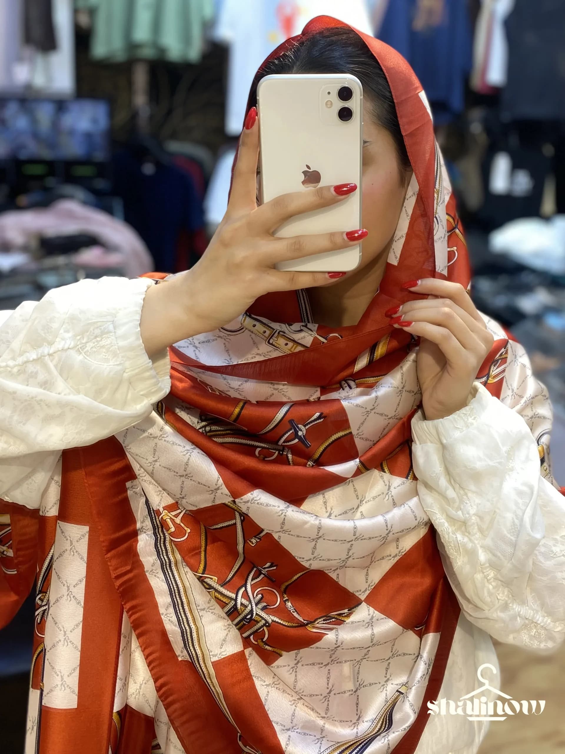 شال مام ابریشم وارداتی — تصویر ۲
