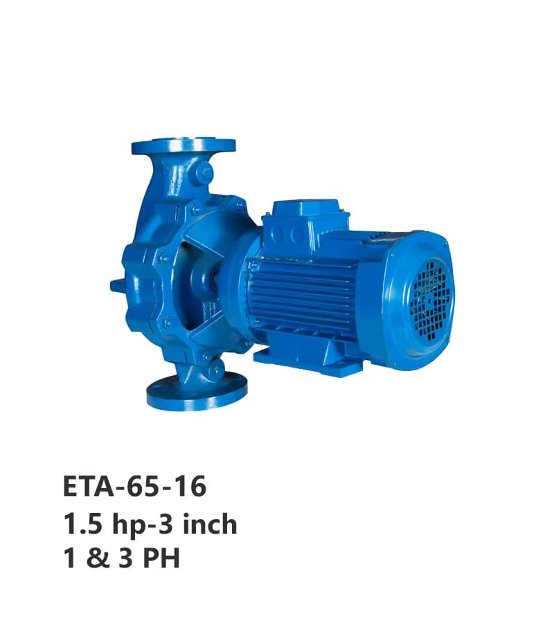 پمپ سیرکولاتور خطی ارس (S.P.A) مدل ETA-65-16 — تصویر ۲