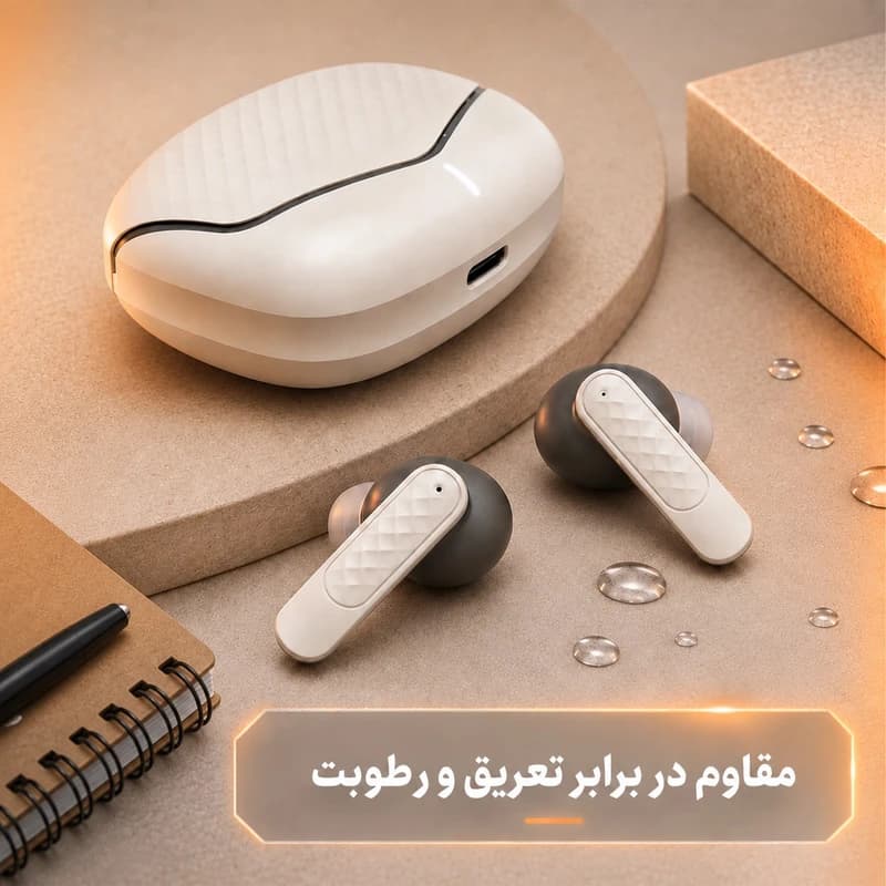هدفون بلوتوثی ریولینک RV-25 با نویز کنسلینگ فعال (ANC) مشکی — تصویر ۶