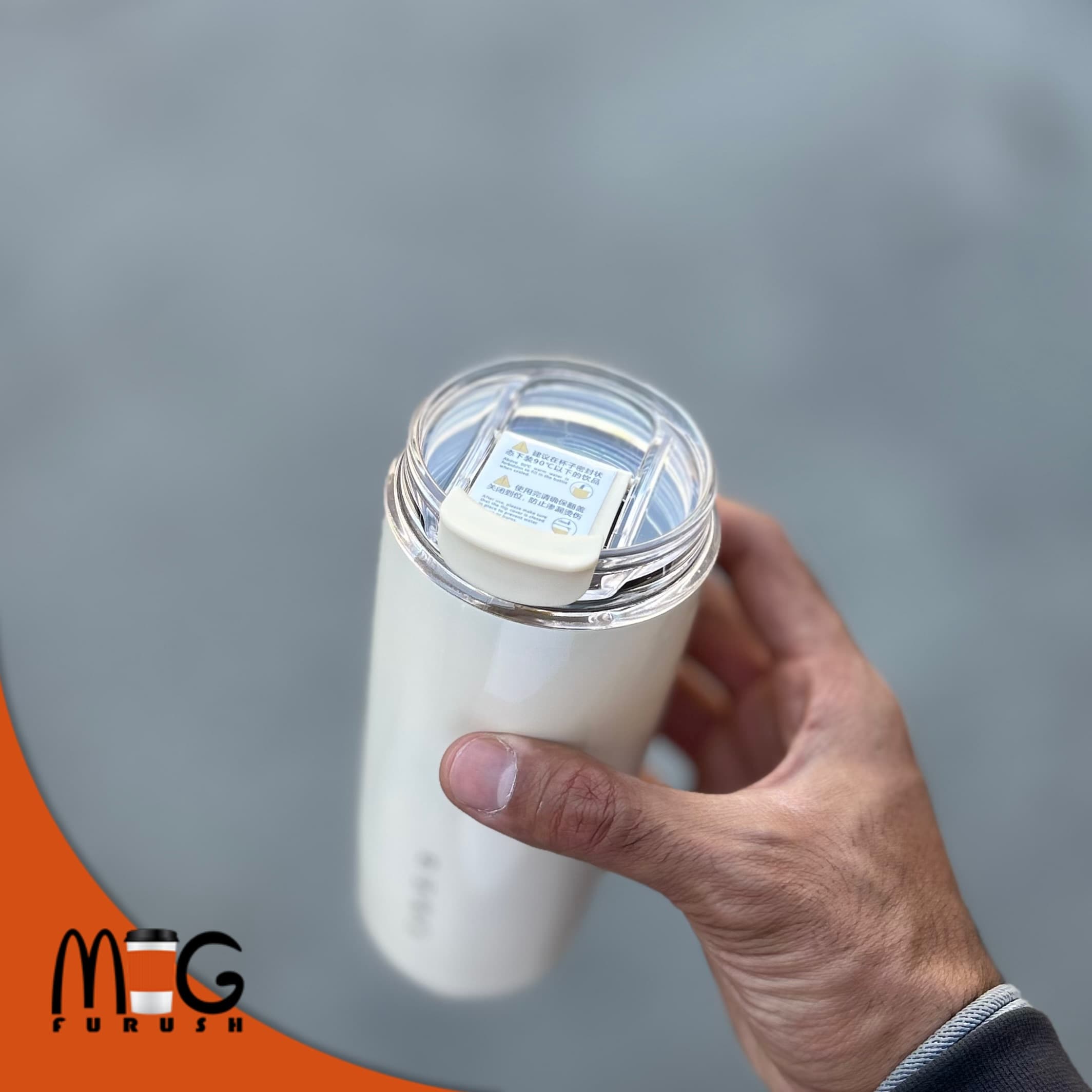 تراول ماگ wall mug برند smeg اسمگ ۴۴۰میل (درجه ۱) — تصویر ۴