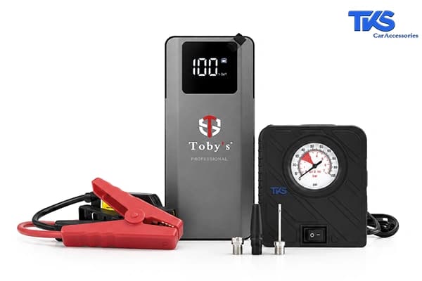 جامپ استارتر خودرو Toby’s X20 Compressor | پاوربانک و کمپرسور باد خودرو — تصویر ۹