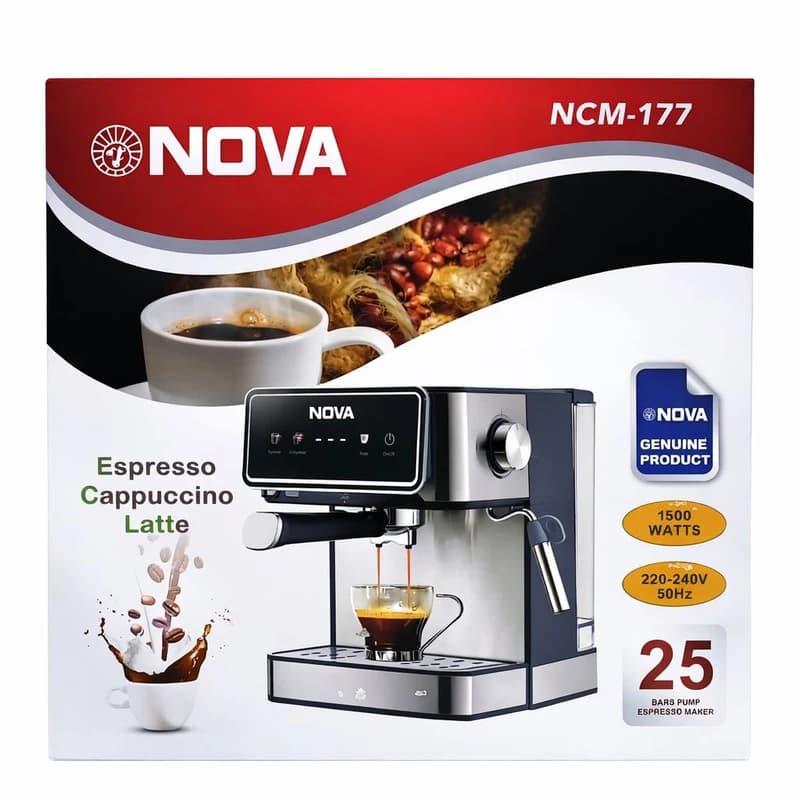 اسپرسوساز نوا حرفه ای ۲۵ بار مدل NCM-177 — تصویر ۴