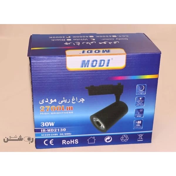 چراغ ریلی ۳۰ وات استوانه COB مودی — تصویر ۶