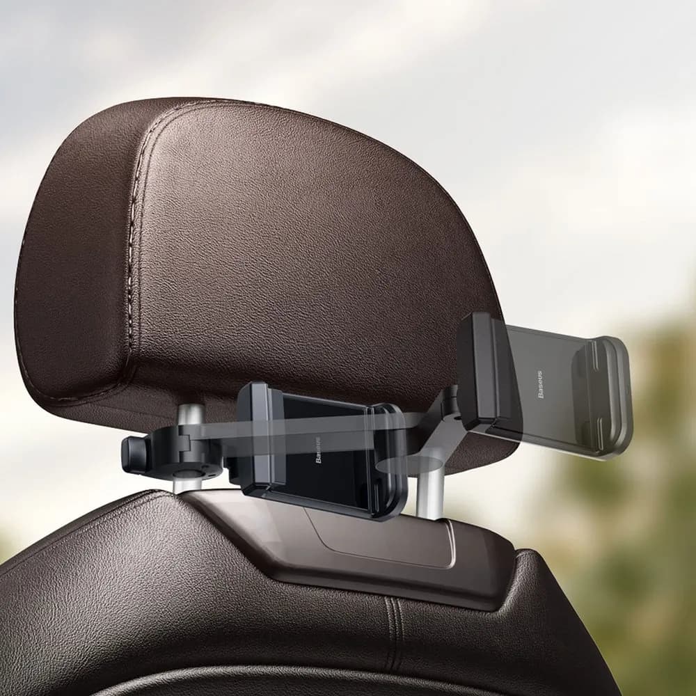 هولدر و شارژر وایرلس صندلی عقب بیسوس Baseus Backseat Holder Wireless Charger WXHZ-01 توان ۱۵ وات — تصویر ۳