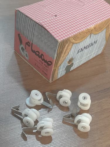 گیره پرده فلزی ( کارتن 100 عددی )