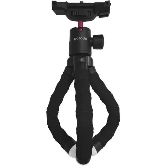 سه پایه دوربین و موبایل پرودو PORODO FLEXIBLE VERSATILE TRIPOD PD-TRPH — تصویر ۶