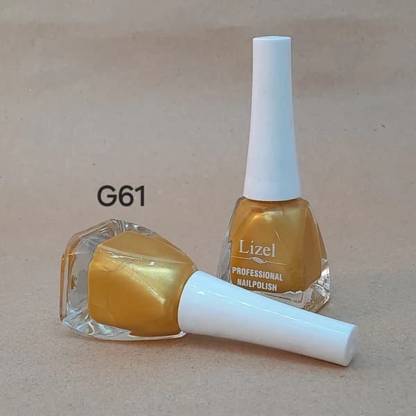 لاک شاین زرد 13ml لیزل G61 — تصویر ۲