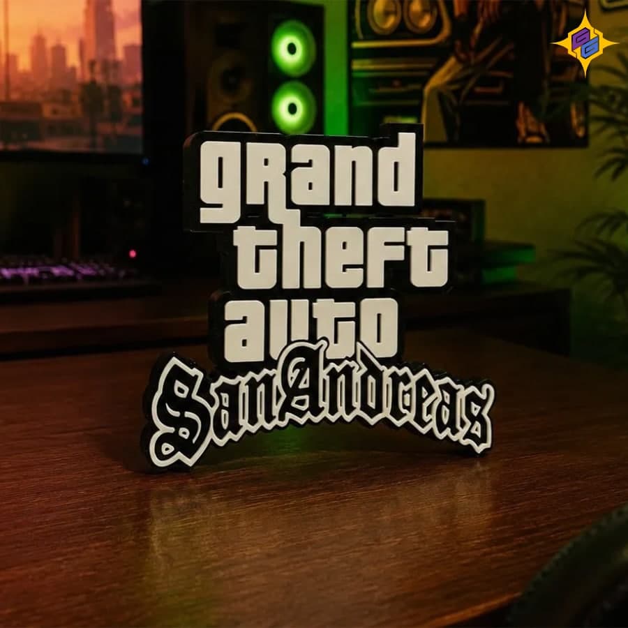 لوگو رومیزی جی تی ای سن آندرس | Grand Theft Auto San Andreas Desk Logo — تصویر ۴