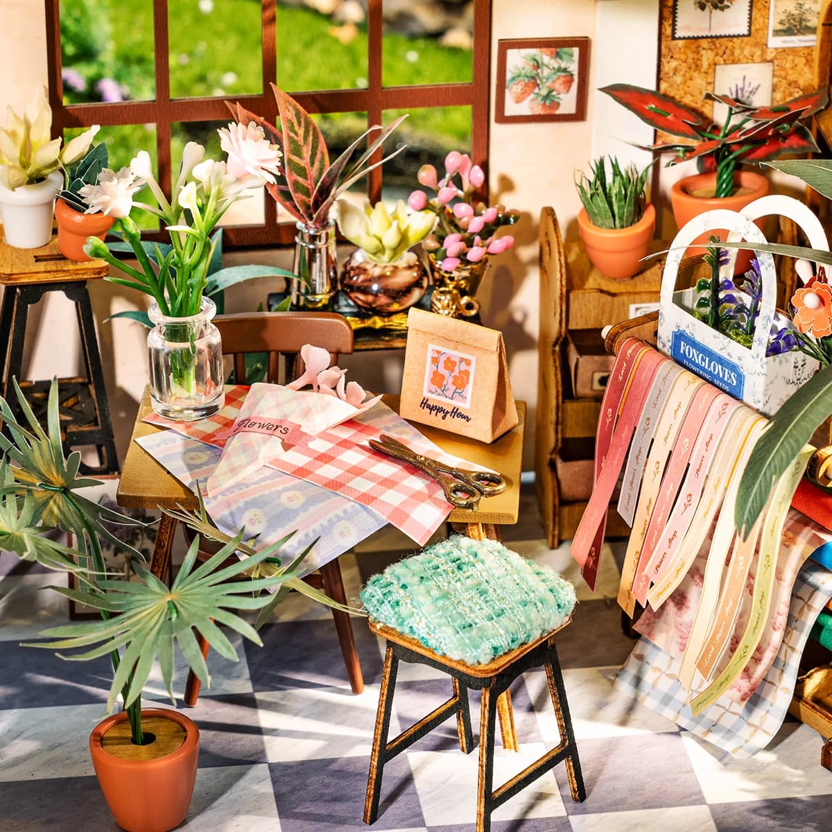پازل 3 بعدی گل فروشی امیلی مدل Emily’s Flower Shop DG145 — تصویر ۸