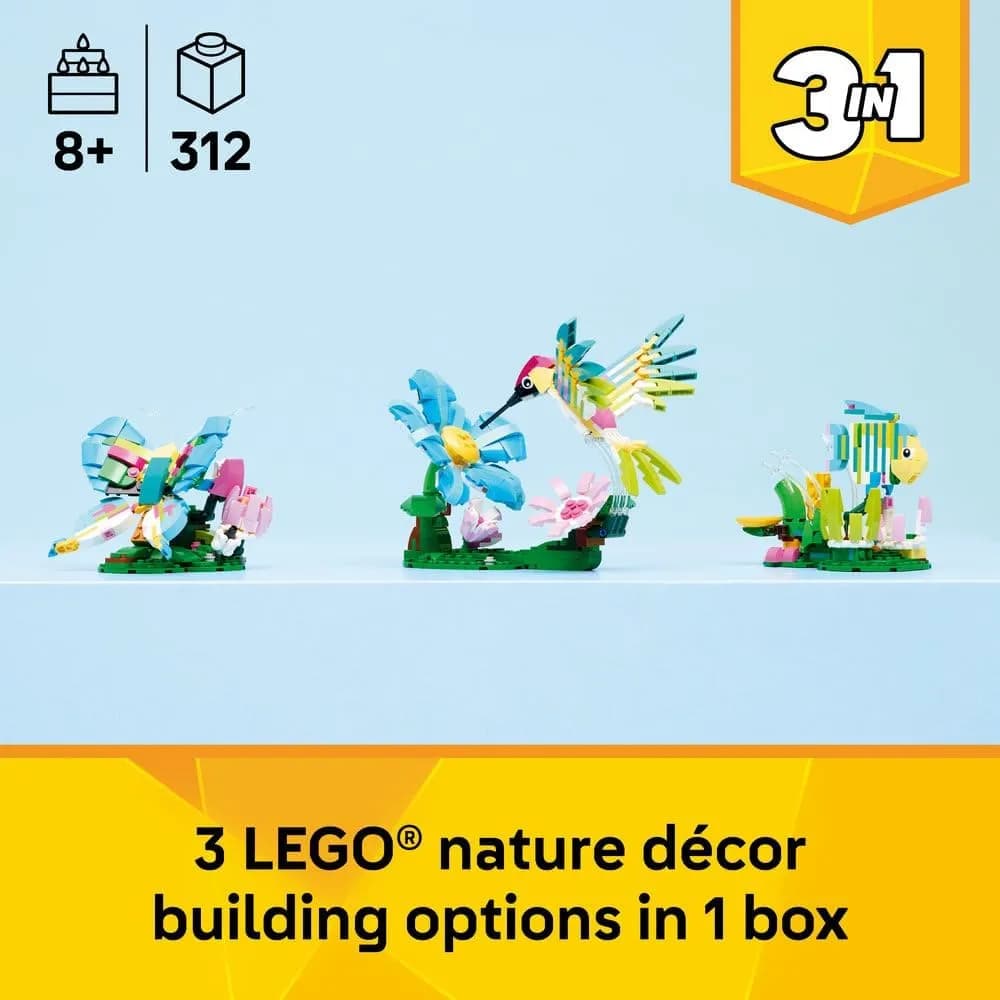 لگو کریتور Colourful Hummingbird 31384 — تصویر ۱۱