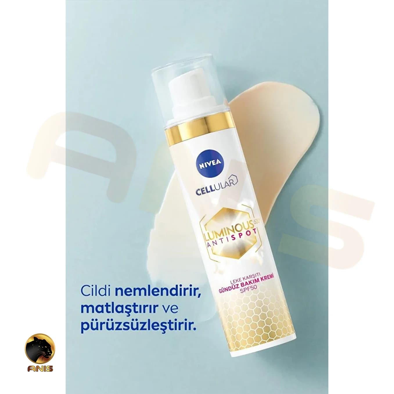 سرم ضد لک Luminous Anti Spot نیوا حاوی 2 مدل هیالورونیک اسید 30 میل — تصویر ۷