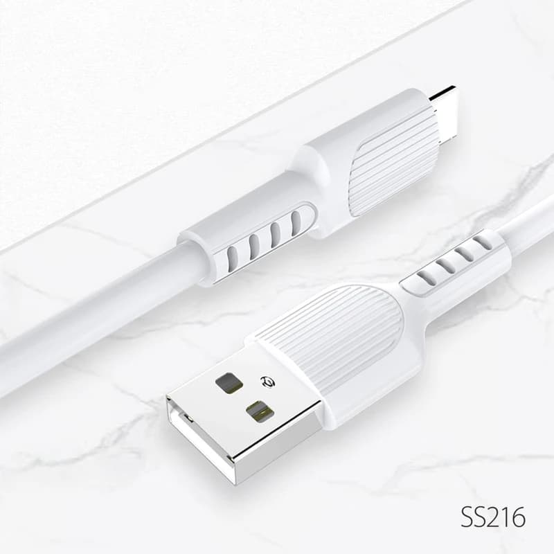 کابل تبدیل USB به لایتنینگ اس زد ایکس مدل SS216 طول یک متر کدm23453 — تصویر ۷