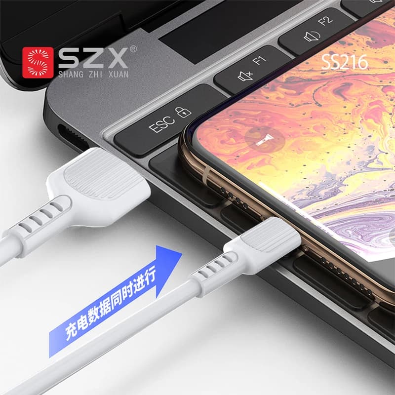 کابل تبدیل USB به microUSB اس زد ایکس مدل SS216 طول یک متر کدm23405 — تصویر ۱۲