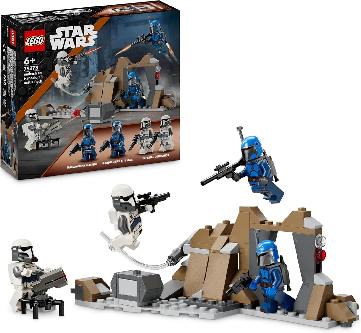 لگو استاروارز The Mandalorian Ambush on Mandalore Battle 75373 — تصویر ۹
