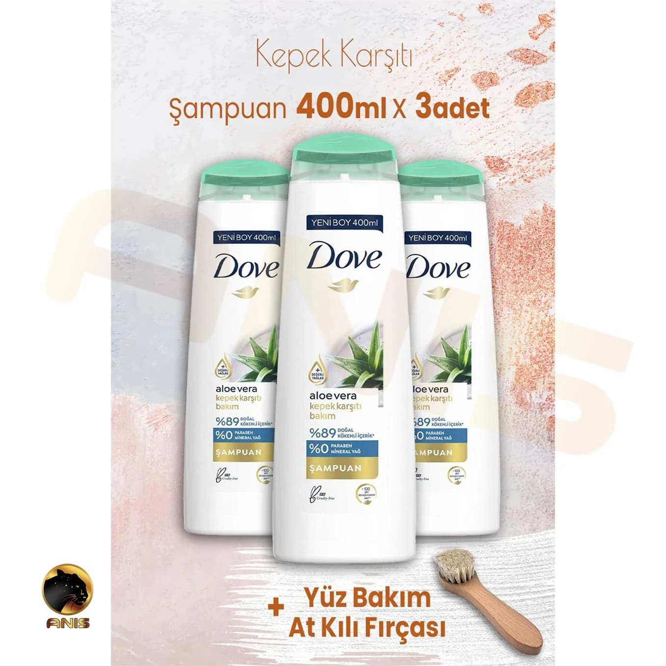 شامپو ضد شوره Kepek Karsiti Bakim داو با عصاره آلوئه ورا 400 میل — تصویر ۶